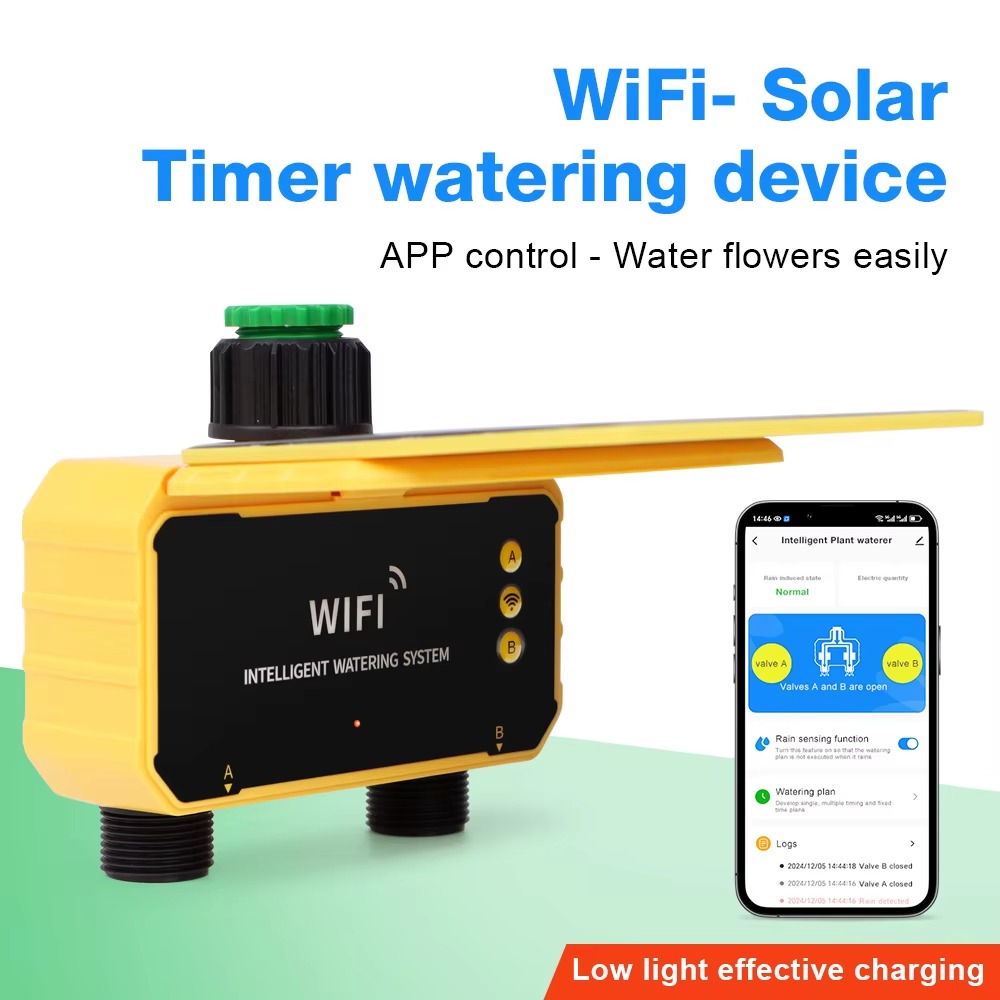 Smart Garden Tap - 1/2 Outlet WIFI Solar Irrigation Timing