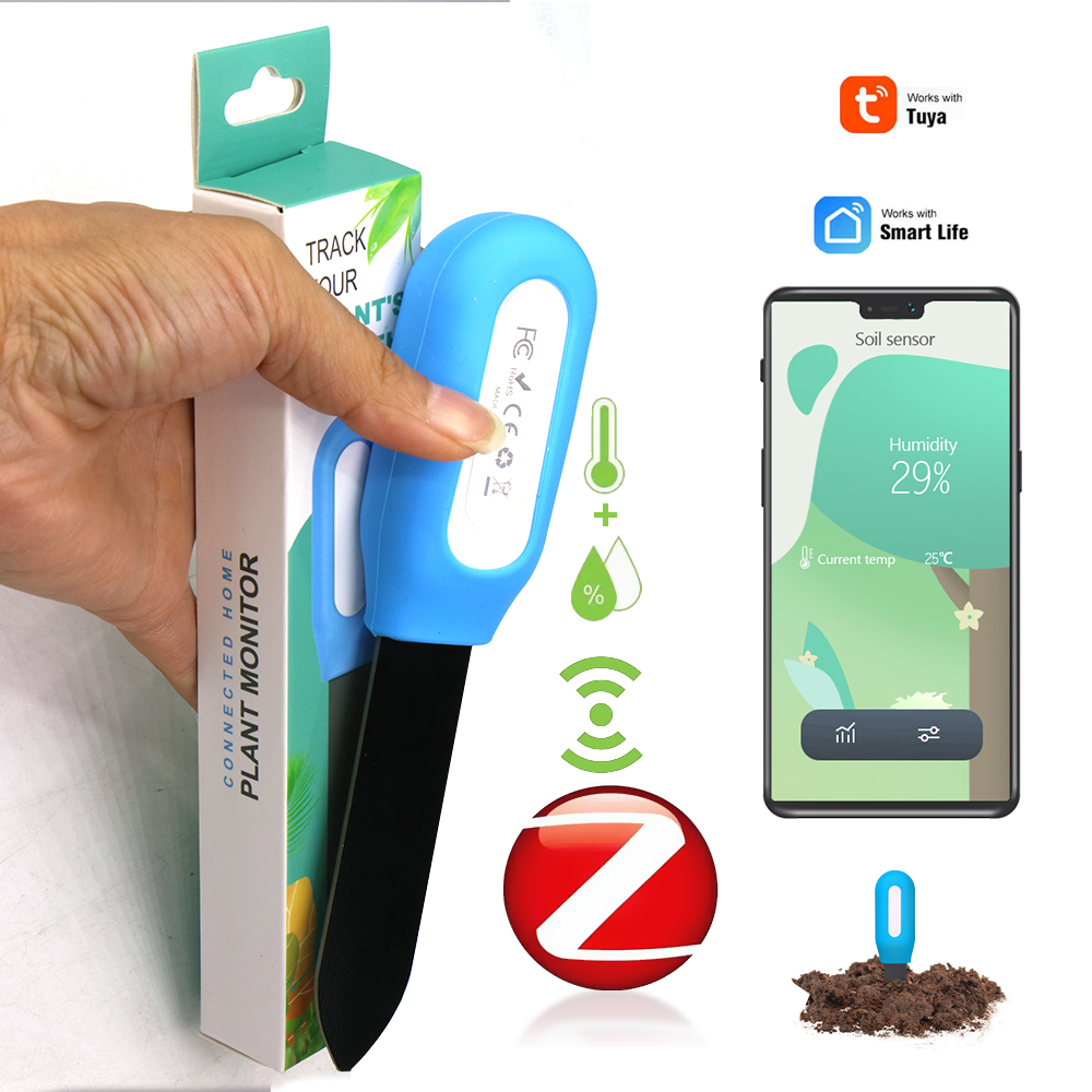 Smart Garden Monitor - Sensor Tanah Zigbee Pintar untuk Tanaman