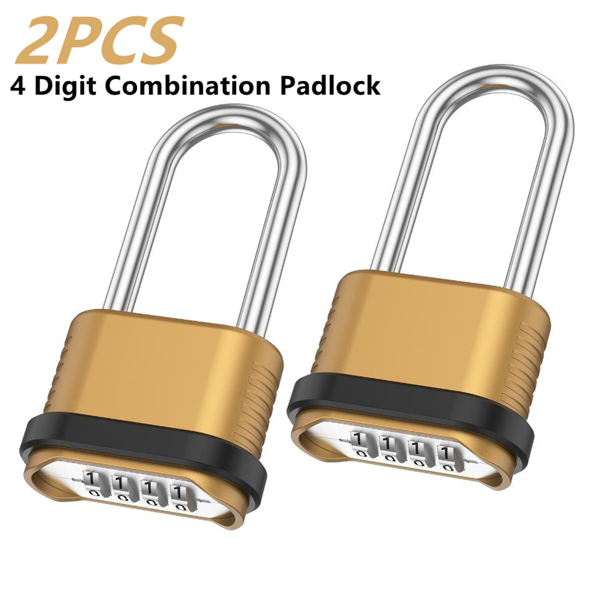 Smart Garden Gate Lock - Gembok Kombinasi 4 Digit dengan Gagang