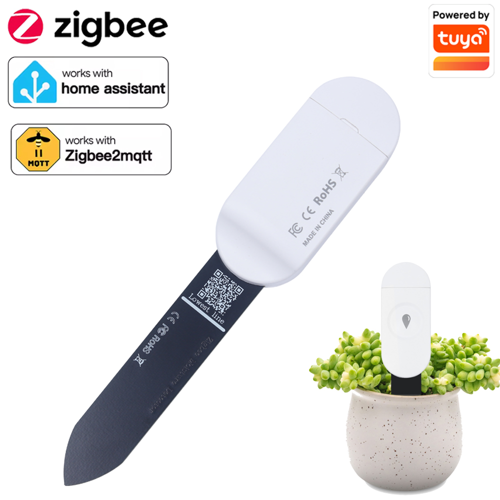 Smart Garden Monitor - Tuya Zigbee Detektor Kelembapan Suhu Kelembaban