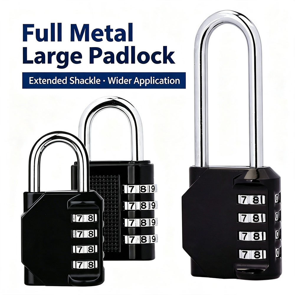 Smart Garden Gate Lock - Gembok Kombinasi 4 Digit dengan Gagang