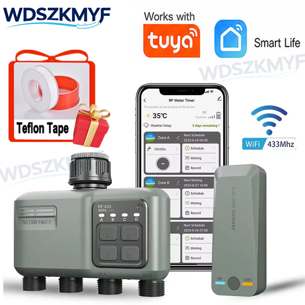 Smart Garden Devices - Pengatur Waktu Penyiraman Taman Pintar WiFi