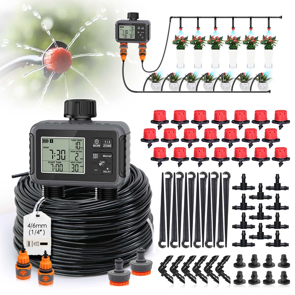 Smart Garden Timer - Kit Irigasi Otomatis dengan Timer Penyiraman