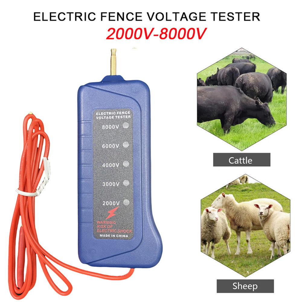 Smart Garden Fence - 2000V-8000V Penguji Pagar Listrik Rumah Taman