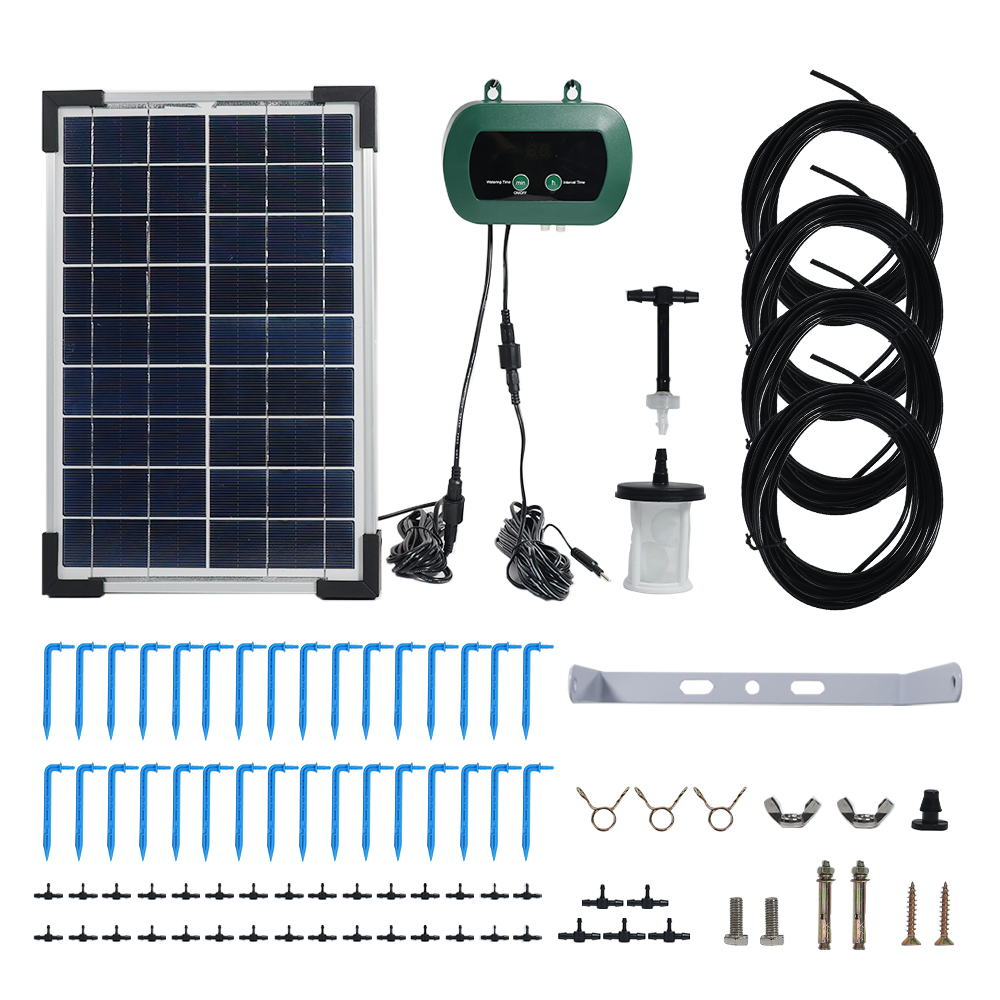 Smart Garden Watering - Peralatan Hidroponik Tenaga Surya Pompa Tetes