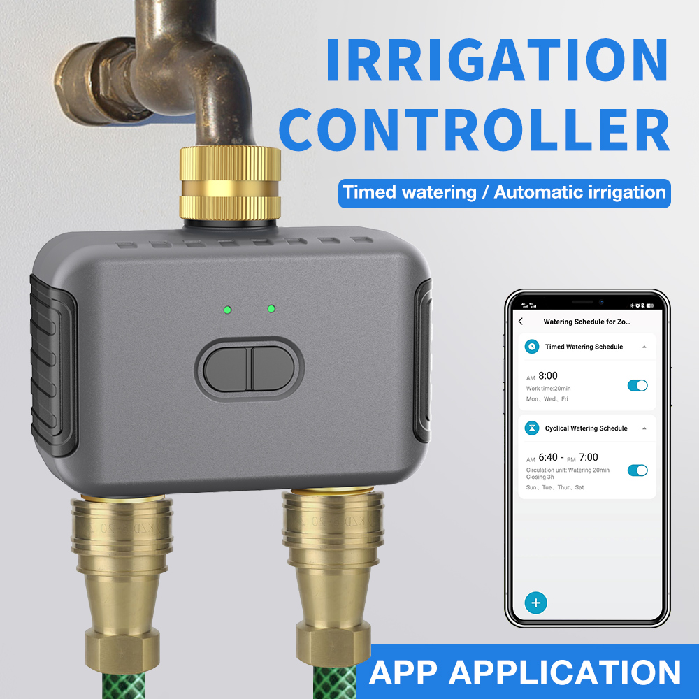Smart Garden Timer - Tuya 2 Zona Pengatur Waktu Penyiraman