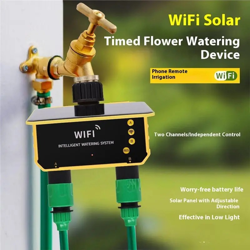 1/2 Outlet WIFI Solar Irrigati - Smart Garden Tap ulasan dan harga