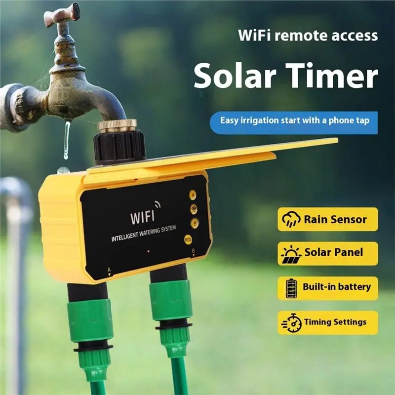 1/2 Outlet WIFI Solar Irrigati - Smart Garden Tap ulasan dan harga