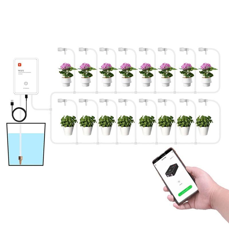 Kit Sistem Irigasi Tetes Otoma - Smart Garden Watering ulasan dan harga