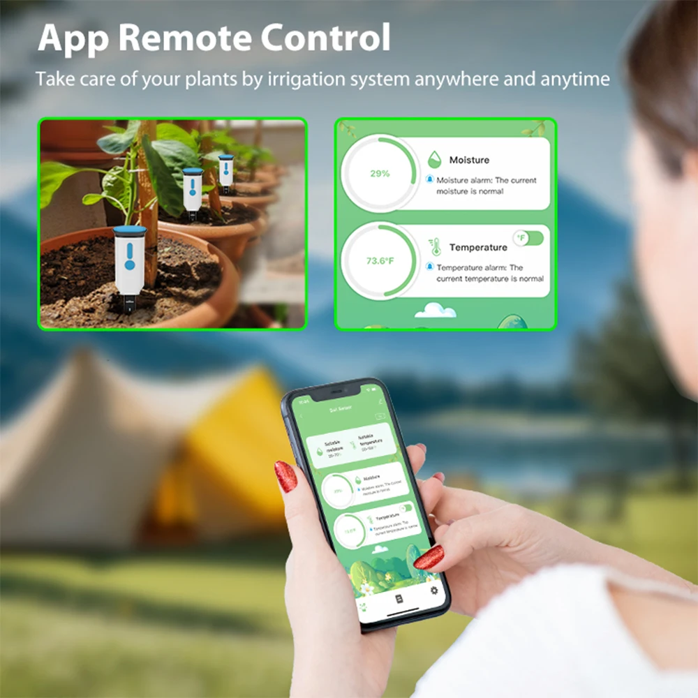 Haozee Tuya Detektor Sensor Ke - Smart Garden Monitor ulasan dan harga