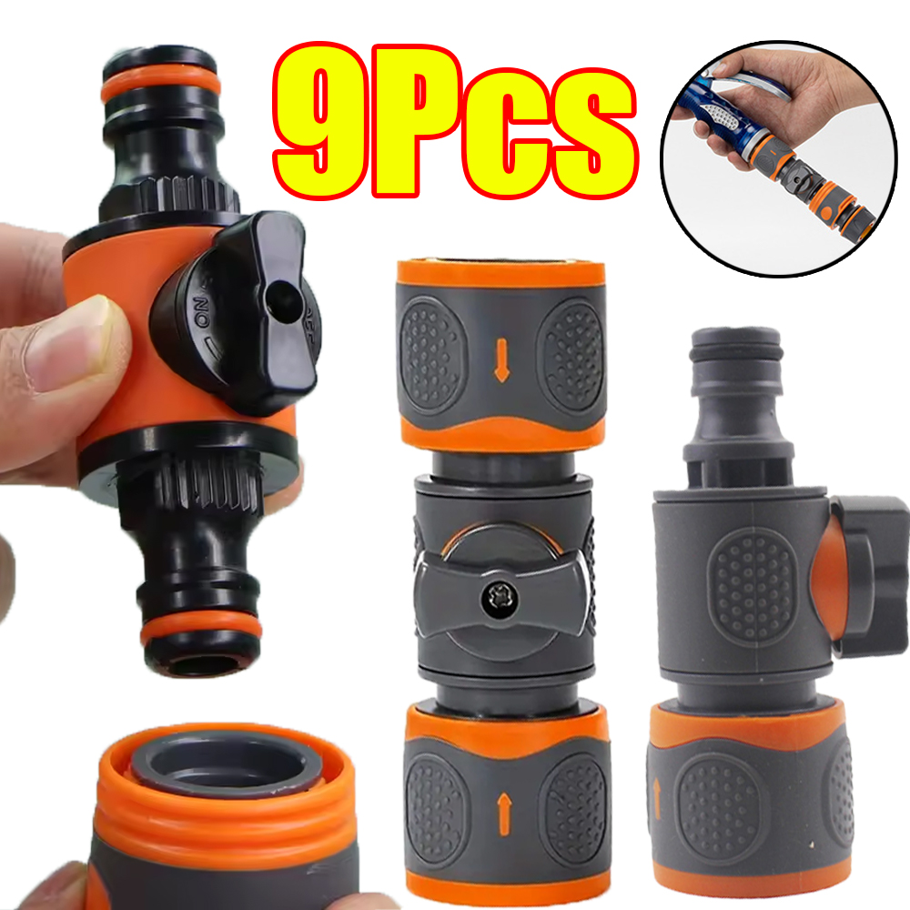 1-9Pcs Adaptor Sambungan Cepat - Smart Garden Tap ulasan dan harga
