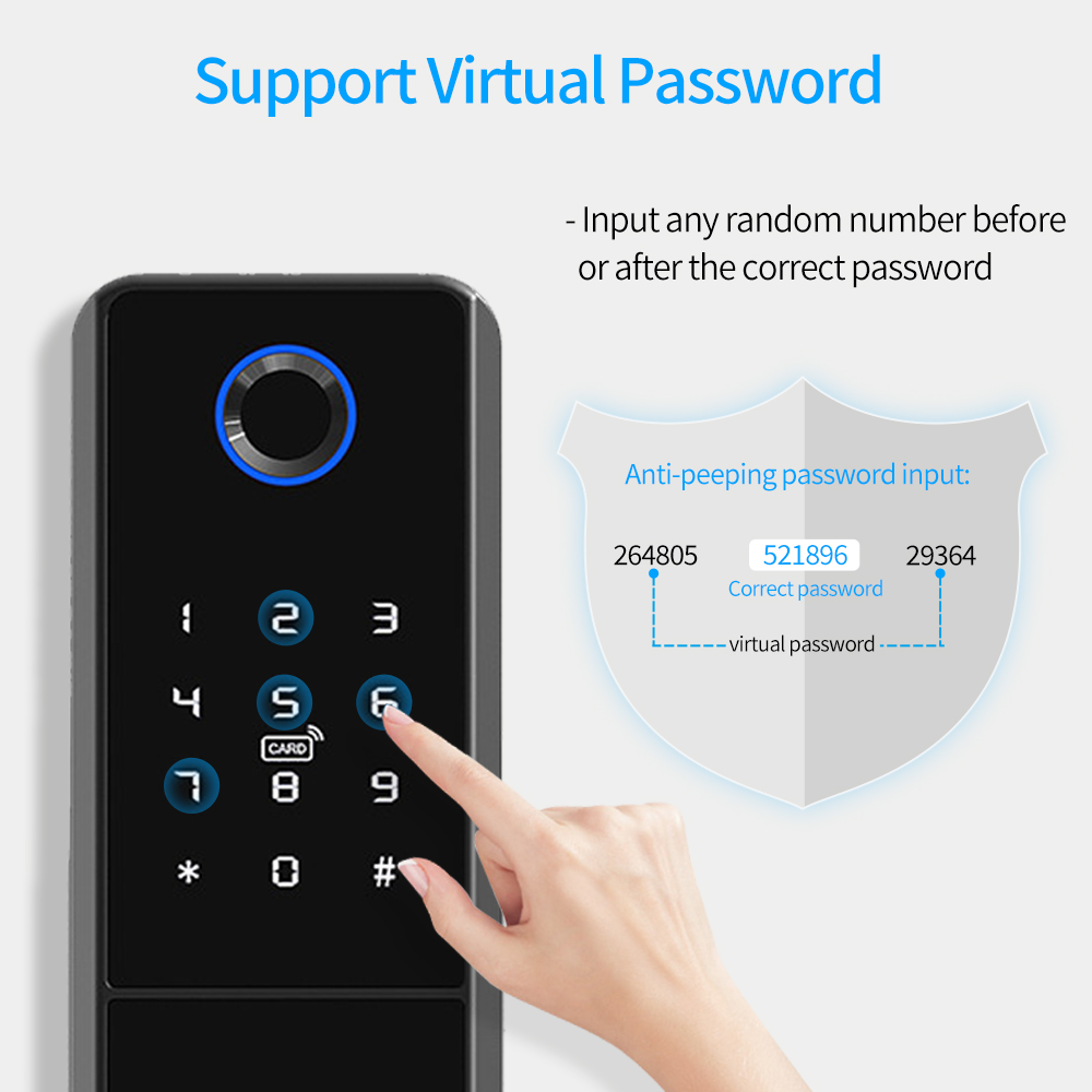 IP65 tahan air TTLock sidik ja - Smart Garden Gate Lock ulasan dan harga