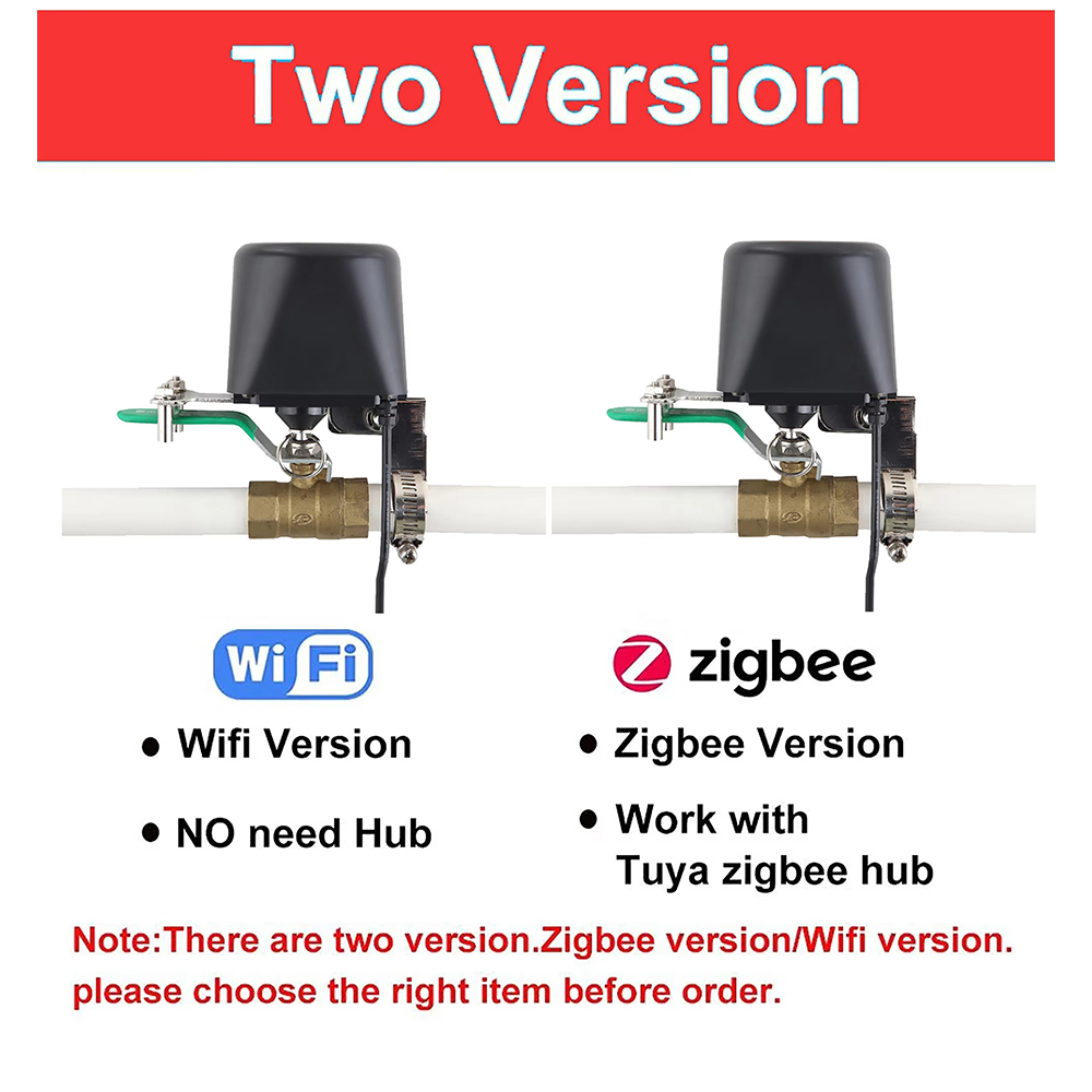 Tuya Zigbee atau Wifi Katup Ai - Smart Garden Tap ulasan dan harga