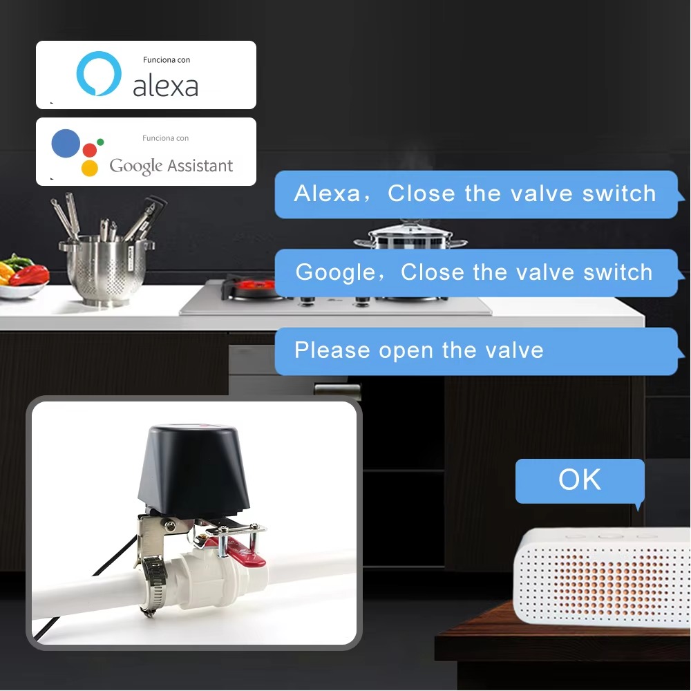 Tuya Zigbee atau Wifi Katup Ai - Smart Garden Tap ulasan dan harga