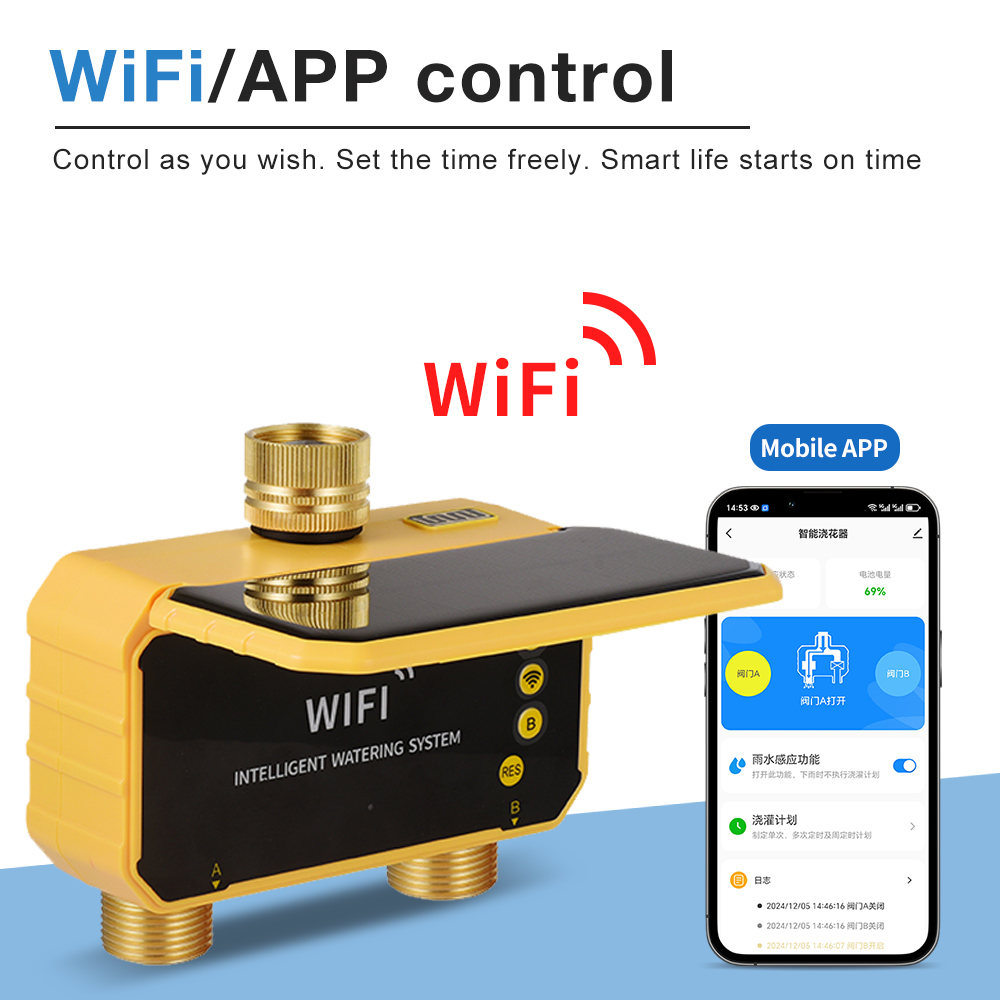 Timer Air Tenaga Surya WiFi 1/ - Smart Garden Tap ulasan dan harga