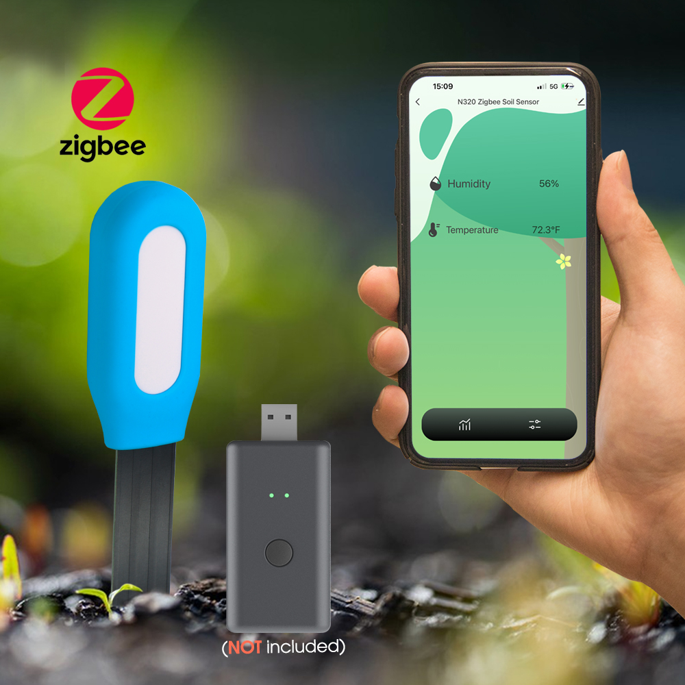 1 Buah Sensor Tanah Tuya Zigbe - Smart Garden Monitor ulasan dan harga