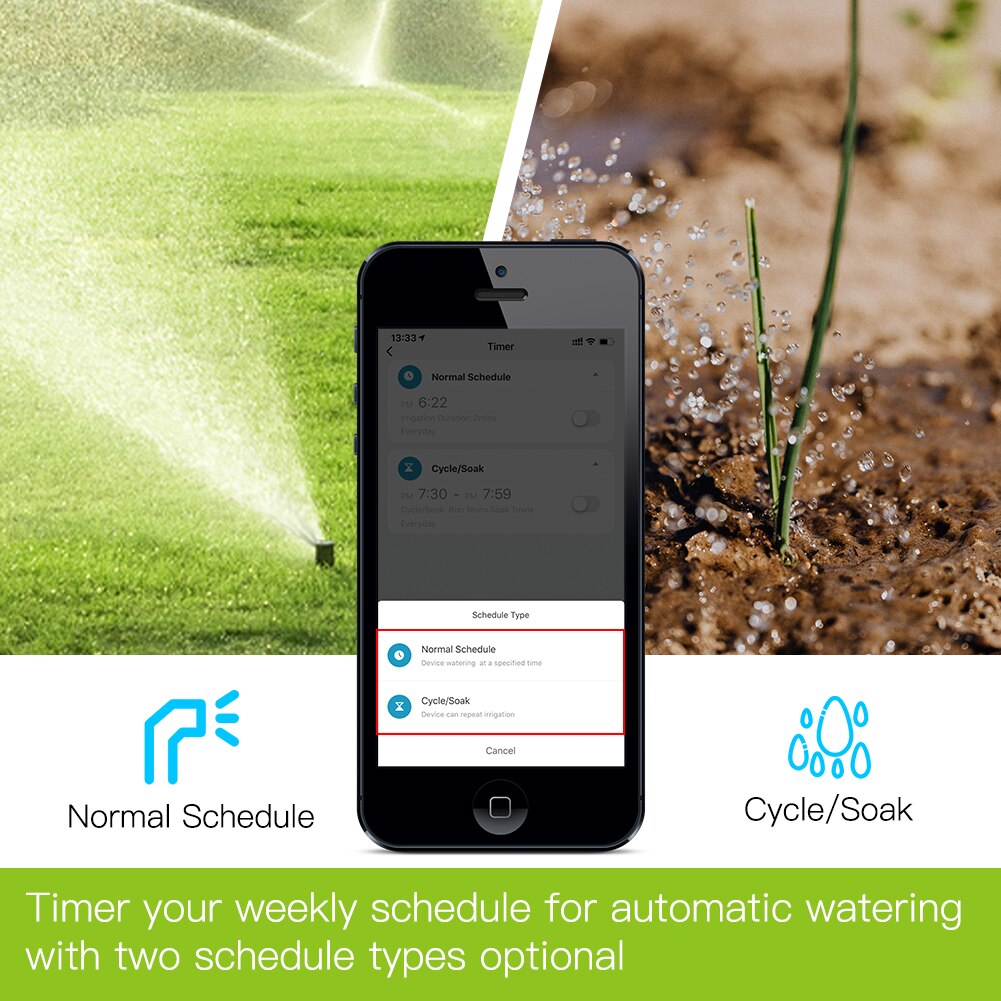 Moes Tuya pengatur waktu air c - Smart Garden Watering ulasan dan harga