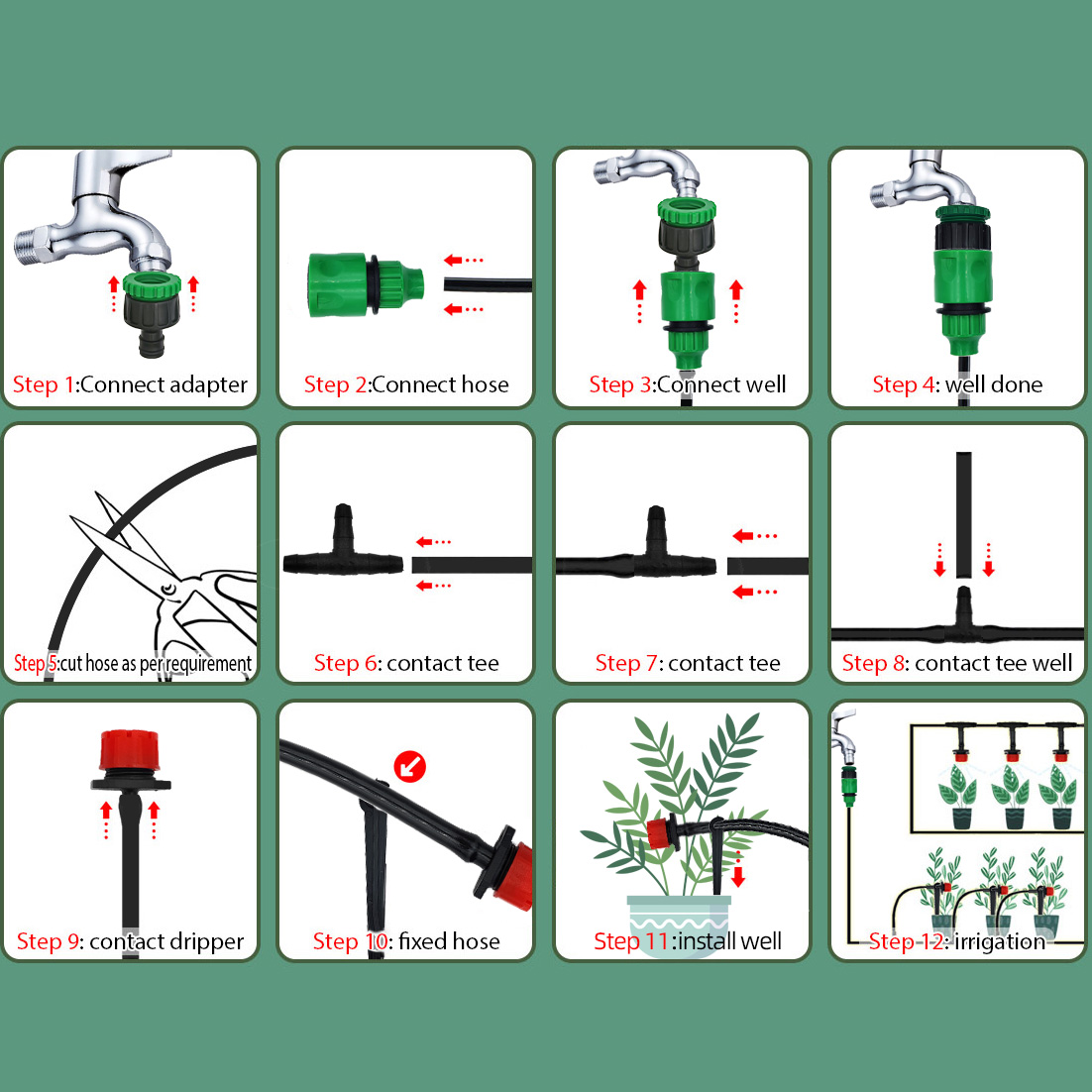 Rumah kaca 15M-30M DIY sistem  - Smart Garden Monitor ulasan dan harga