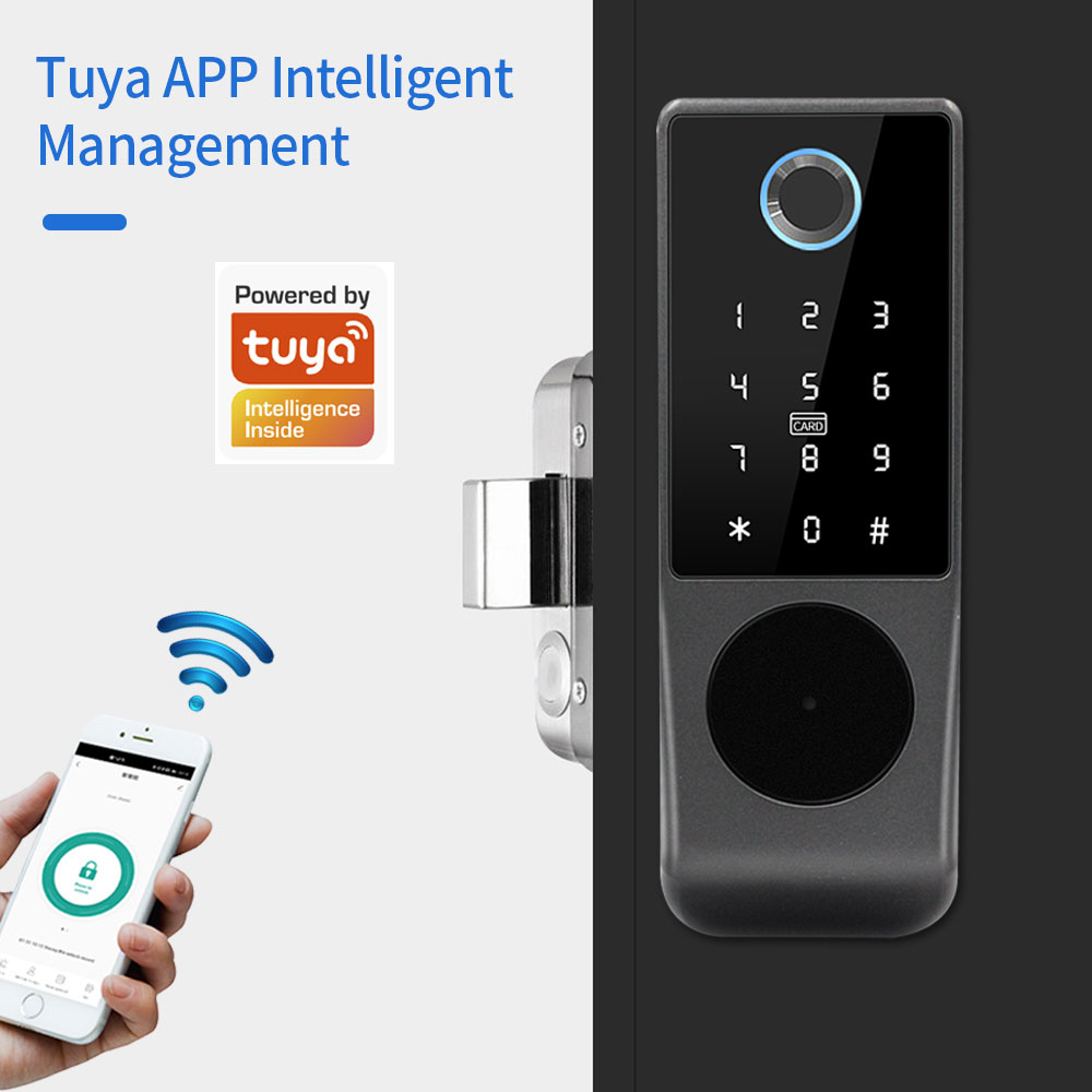 TUYA WIFI Kunci Pintu Pintar K - Smart Garden Gate Lock ulasan dan harga