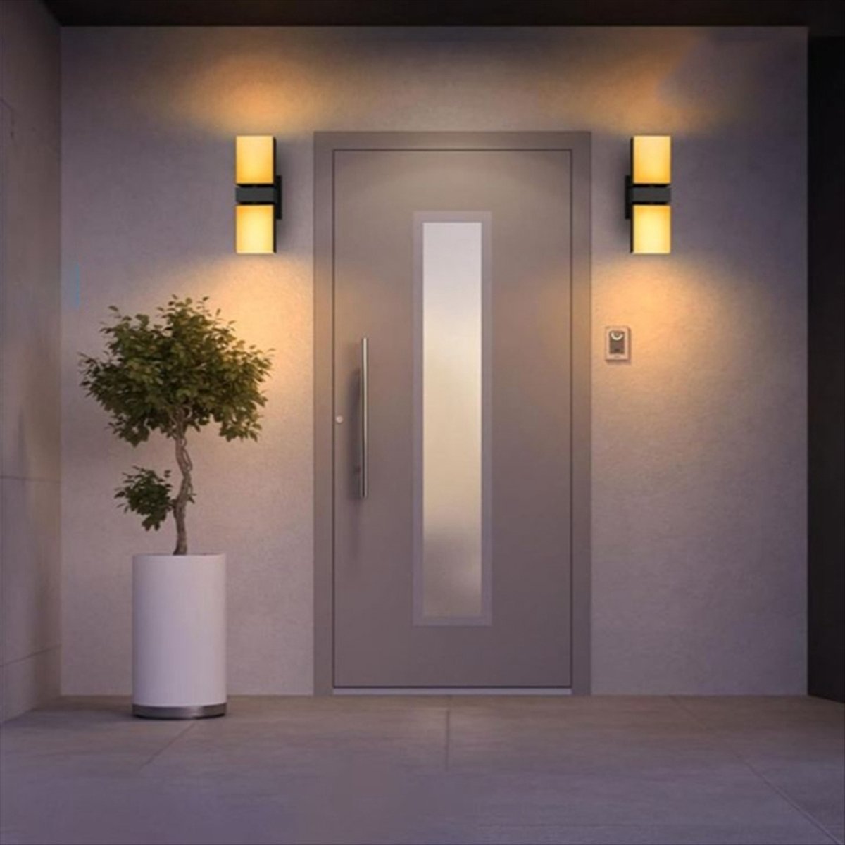 Lampu Dinding LED AA19 Dual He - Smart Garden Fence ulasan dan harga
