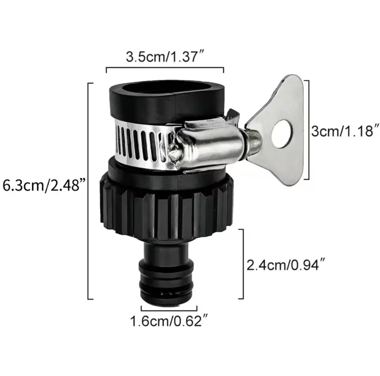 2 Buah Adaptor Keran Air Unive - Smart Garden Tap ulasan dan harga