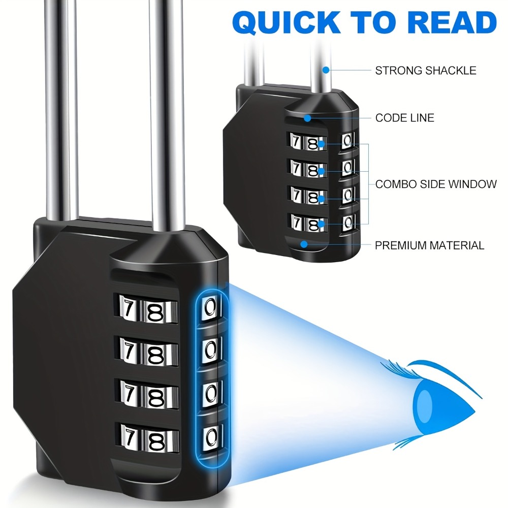 Gembok Kombinasi 4 Digit denga - Smart Garden Gate Lock ulasan dan harga