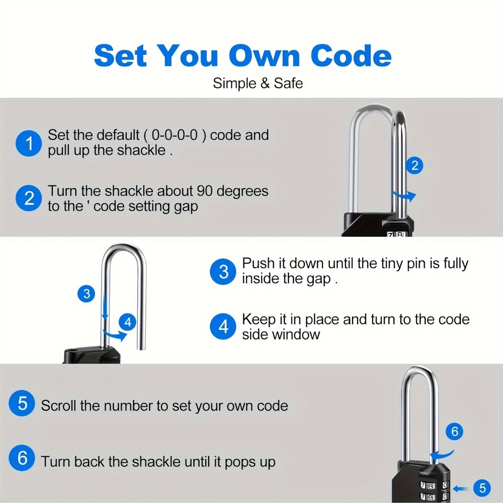 Gembok Kombinasi 4 Digit denga - Smart Garden Gate Lock ulasan dan harga