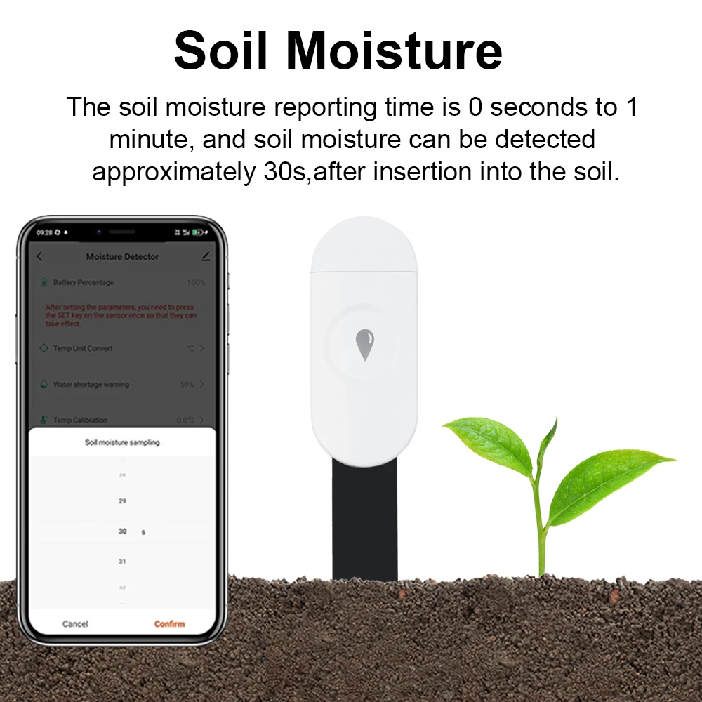 Tuya Zigbee Detektor Kelembapa - Smart Garden Monitor ulasan dan harga