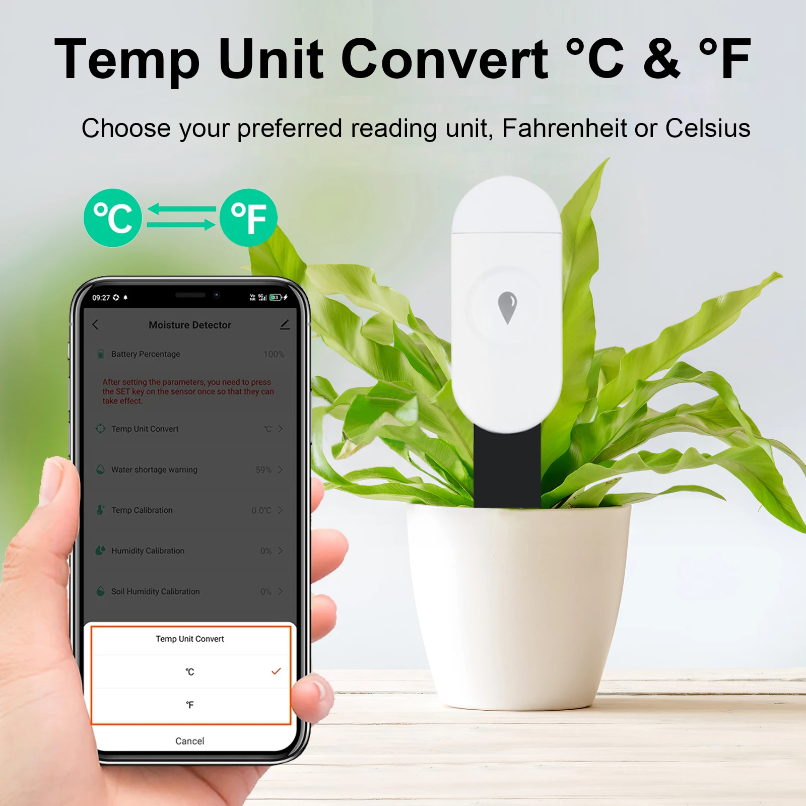 Tuya Zigbee Detektor Kelembapa - Smart Garden Monitor ulasan dan harga