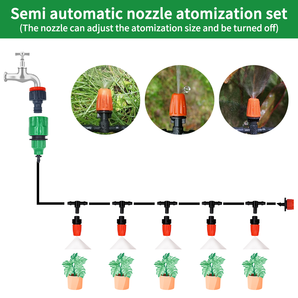 Kit Irigasi Nozzle Kabut 5M-20 - Smart Garden Monitor ulasan dan harga