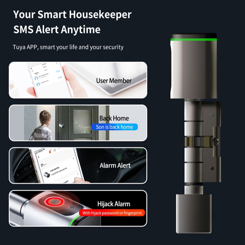 Zemismart kunci pintu elektron - Smart Garden Gate Lock ulasan dan harga