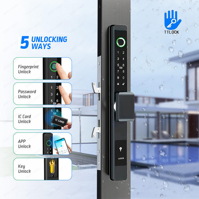 ZHDCOOKEY Kunci Pintu Digital  - Smart Garden Gate Lock ulasan dan harga