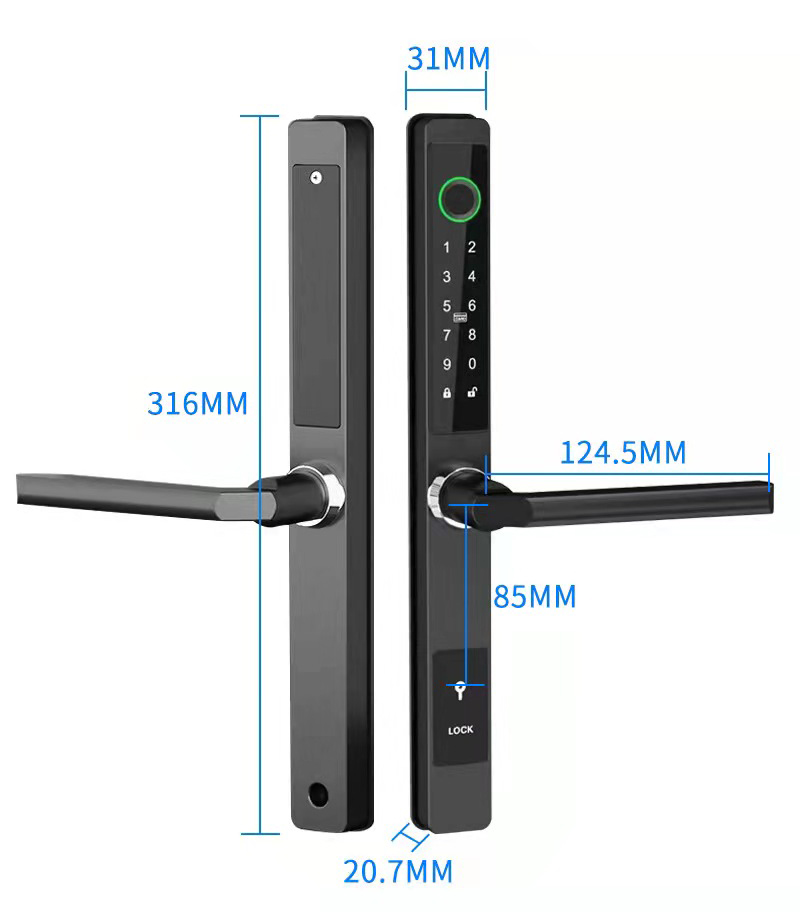 ZHDCOOKEY Kunci Pintu Digital  - Smart Garden Gate Lock ulasan dan harga