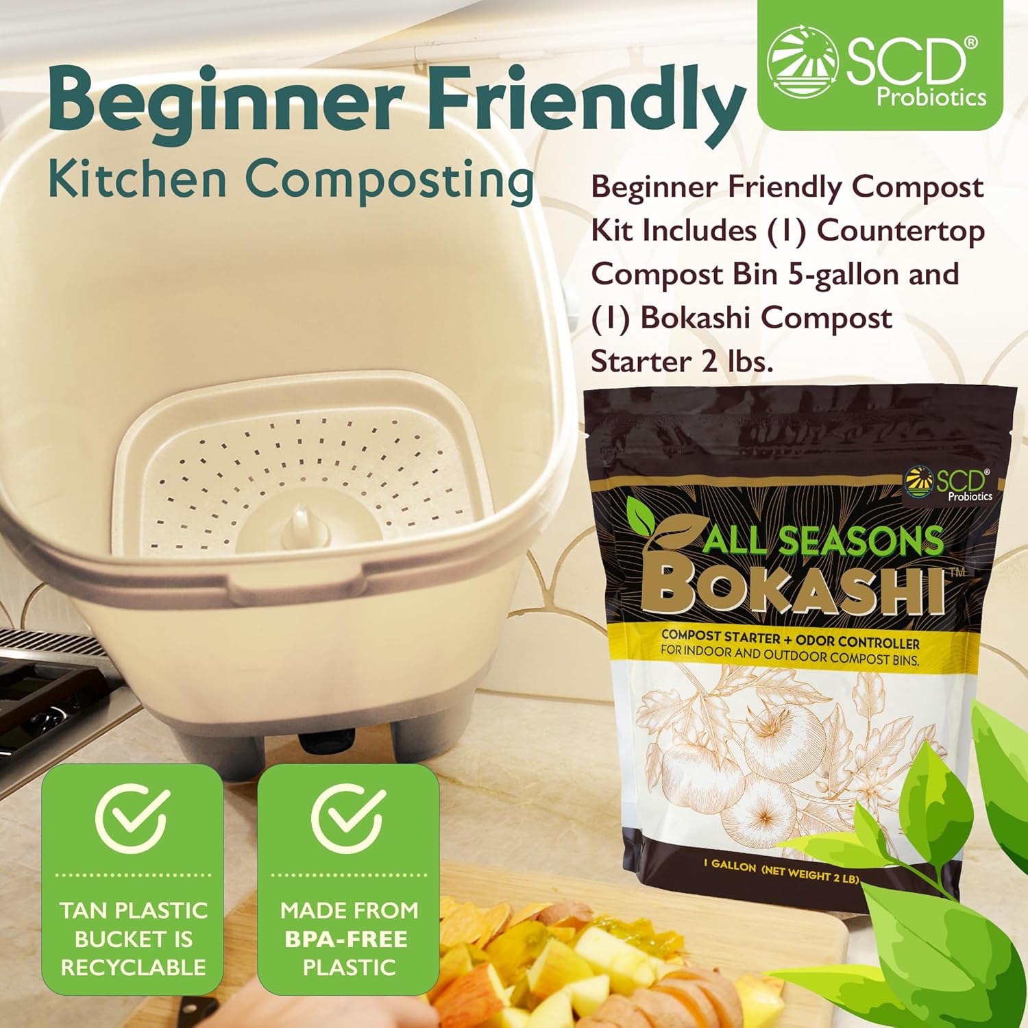 Komposter Dalam Ruangan untuk  - Composting Kit Indoor ulasan dan harga