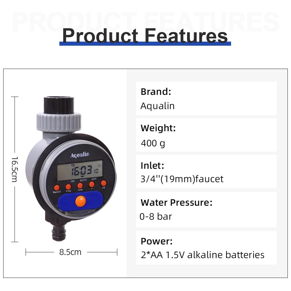 Otomatis LCD Display penyirama - Smart Garden Tap ulasan dan harga