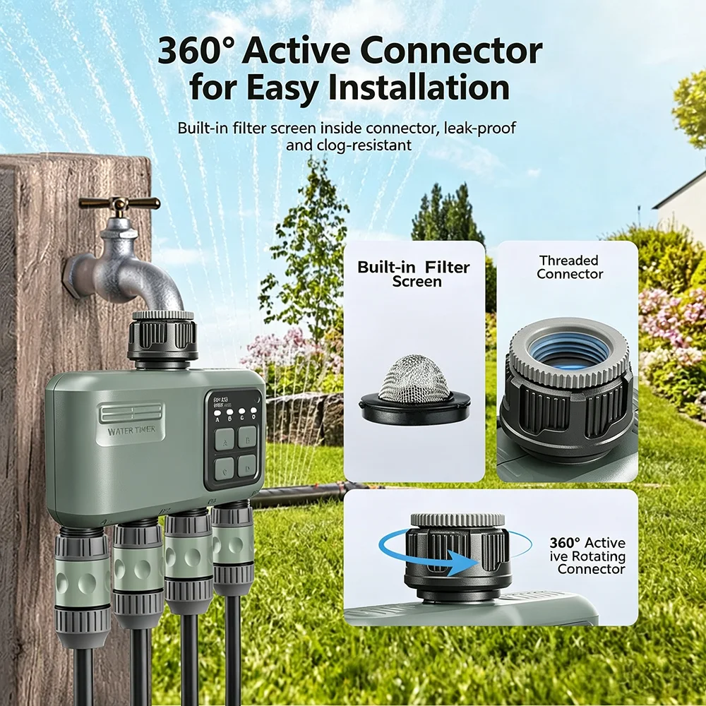 Pengatur Waktu Penyiraman Tama - Smart Garden Devices ulasan dan harga