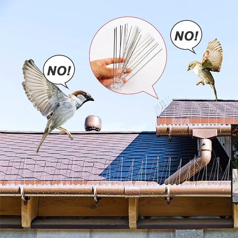 Paku Pengusir Burung Merpati 1 - Smart Garden Fence ulasan dan harga