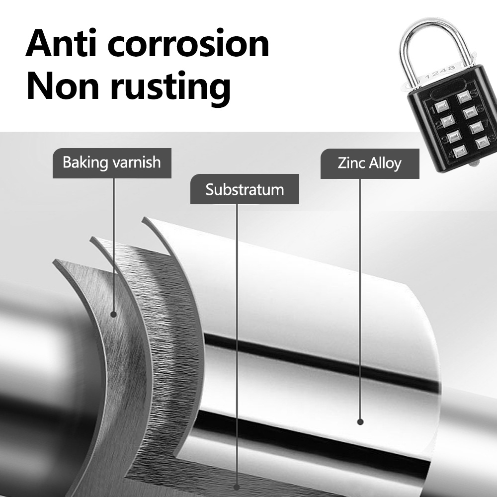 Gembok kode tetap tahan air, k - Smart Garden Gate Lock ulasan dan harga