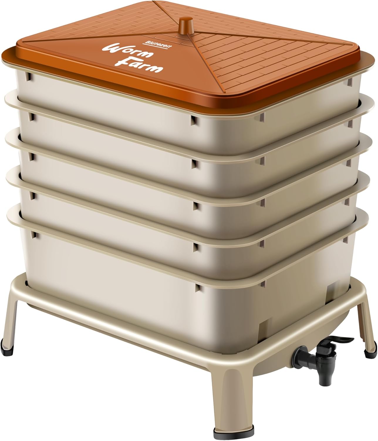 Tempat Kompos Cacing Dalam & L - Composting Kit Indoor ulasan dan harga