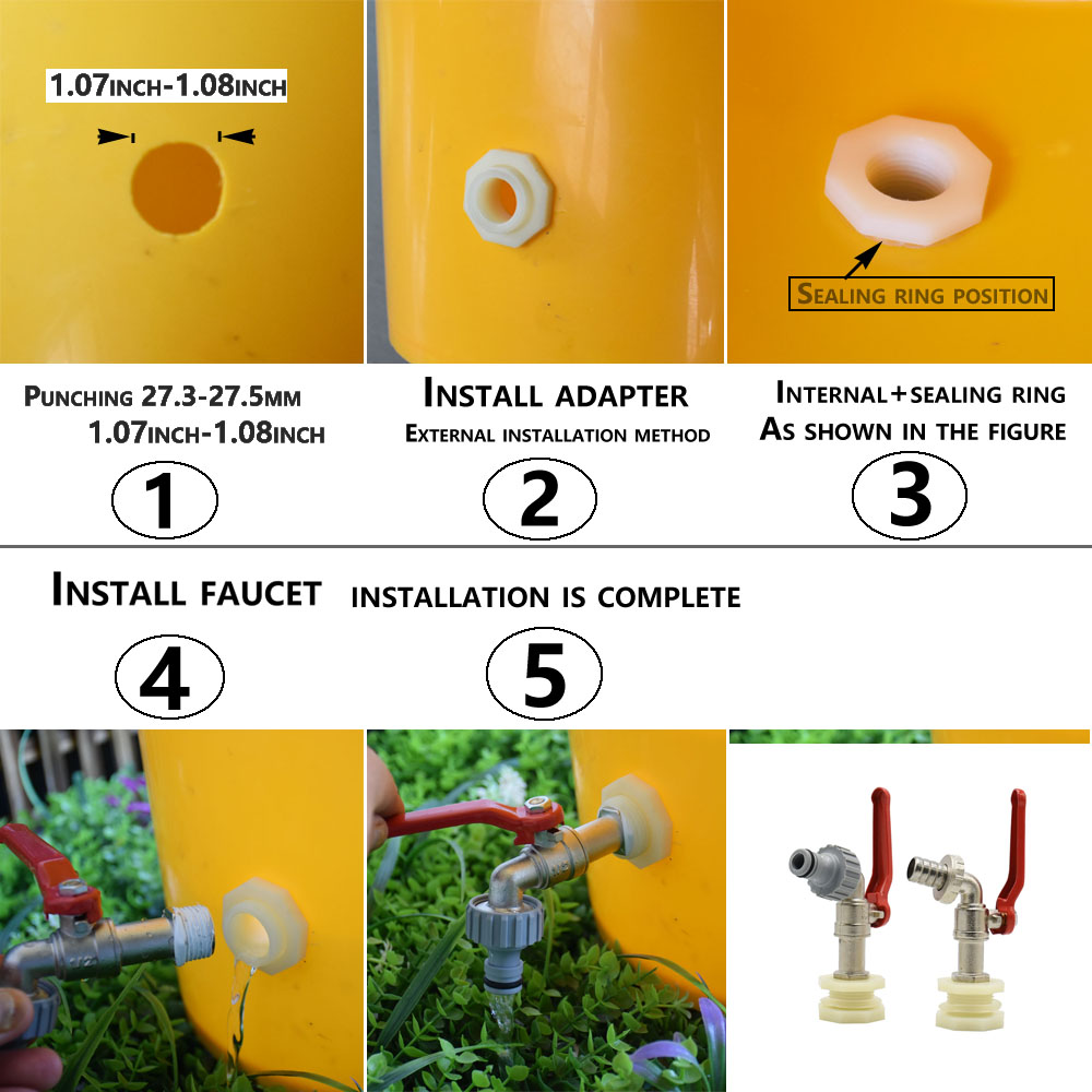 IBC adaptor keran tangki penti - Smart Garden Tap ulasan dan harga