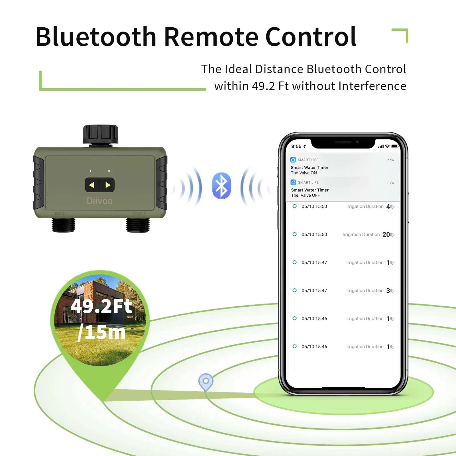 Diivoo Penyiram Otomatis denga - Smart Garden Devices ulasan dan harga