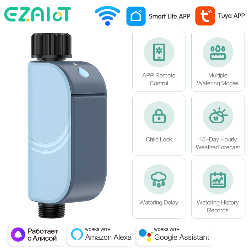 Smart Tuya WIFI Pengatur Waktu - Smart Garden Devices ulasan dan harga