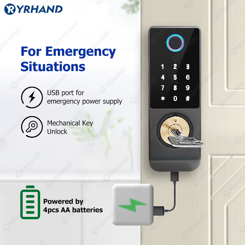 Tuya Kunci Pintar Tahan Air Wi - Smart Garden Gate Lock ulasan dan harga