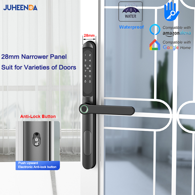 TTLock App kunci pintu alumini - Smart Garden Gate Lock ulasan dan harga