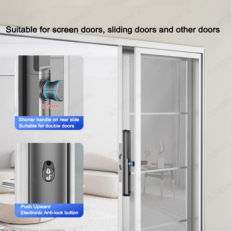 TTLock App kunci pintu alumini - Smart Garden Gate Lock ulasan dan harga
